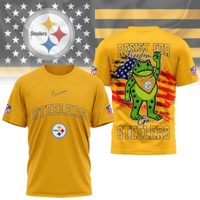 Pittsburgh Steelers | Premium NFL Freedom Frog Fan 3D Shirt