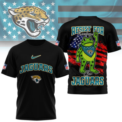 Jacksonville Jaguars | Premium NFL Freedom Frog Fan 3D Shirt