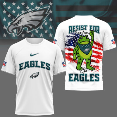 Philadelphia Eagles | Premium NFL Freedom Frog Fan 3D Shirt