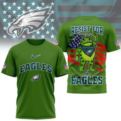 Philadelphia Eagles | Premium NFL Freedom Frog Fan 3D Shirt