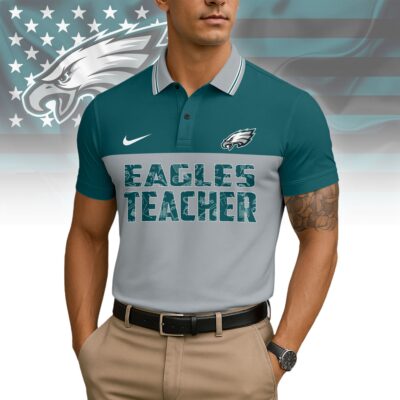 Philadelphia Eagles | Premium NFL Teacher Appreciation Polo Shirt