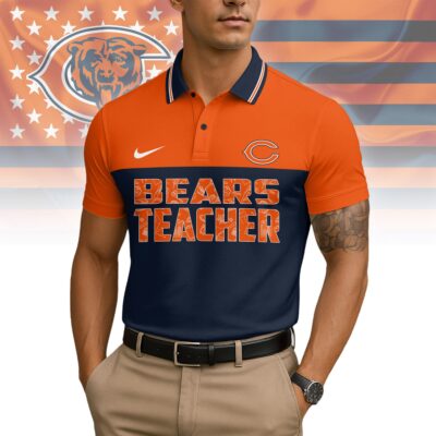 Chicago Bears | Premium NFL Teacher Appreciation Polo Shirt