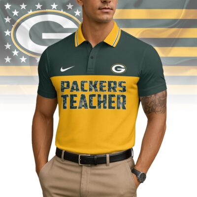Green Bay Packers | Premium NFL Teacher Appreciation Polo Shirt