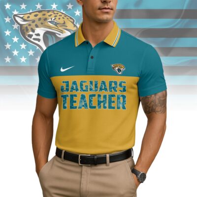 Jacksonville Jaguars | Premium NFL Teacher Appreciation Polo Shirt