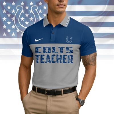 Indianapolis Colts | Premium NFL Teacher Appreciation Polo Shirt