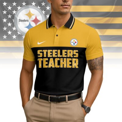 Pittsburgh Steelers | Premium NFL Teacher Appreciation Polo Shirt