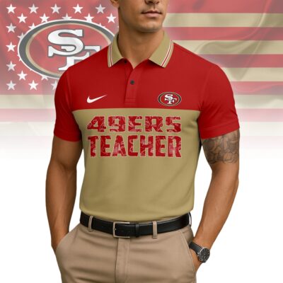 San Francisco 49ers | Premium NFL Teacher Appreciation Polo Shirt