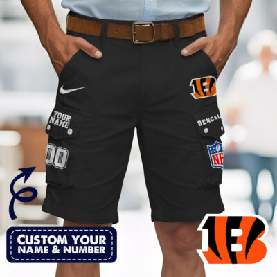 Cincinnati Bengals | Premium NFL Custom Short With Square Pocket
