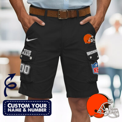 Cleveland Browns | Premium NFL Custom Short With Square Pocket