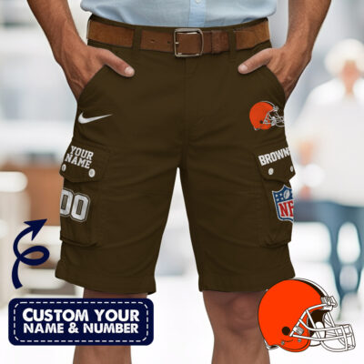 Cleveland Browns | Premium NFL Custom Short With Square Pocket