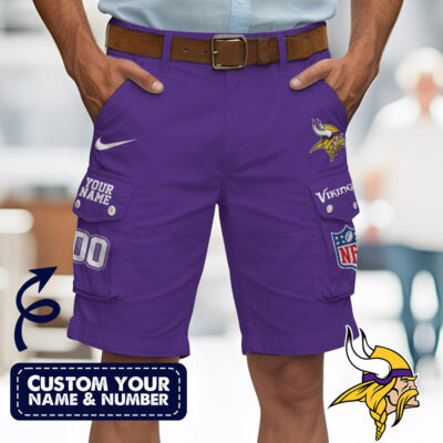 Minnesota Vikings | Premium NFL Custom Short With Square Pocket