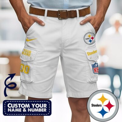 Pittsburgh Steelers | Premium NFL Custom Short With Square Pocket