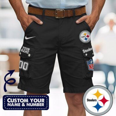 Pittsburgh Steelers | Premium NFL Custom Short With Square Pocket