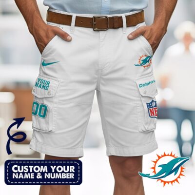 Miami Dolphins | Premium NFL Custom Short With Square Pocket