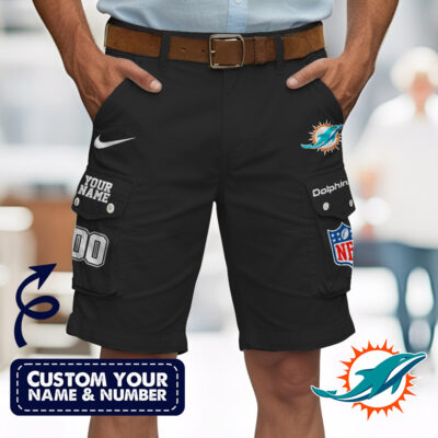Miami Dolphins | Premium NFL Custom Short With Square Pocket
