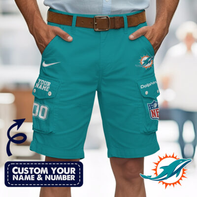 Miami Dolphins | Premium NFL Custom Short With Square Pocket