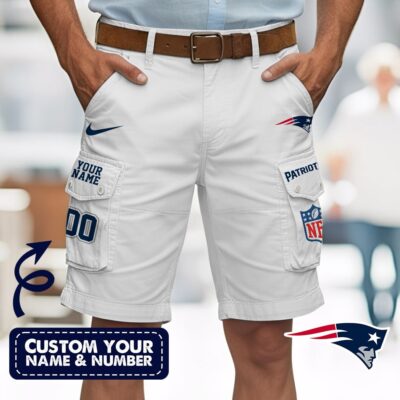 New England Patriots | Premium NFL Custom Short With Square Pocket