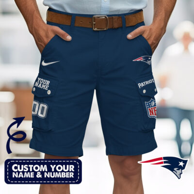 New England Patriots | Premium NFL Custom Short With Square Pocket
