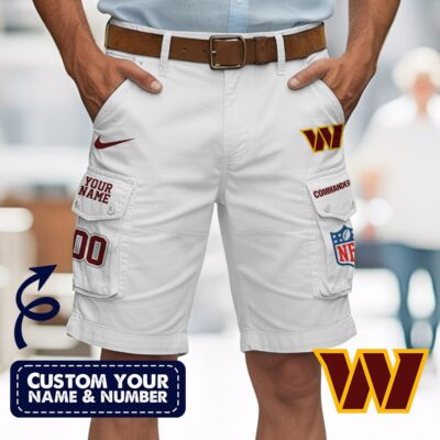 Washington Commanders | Premium NFL Custom Short With Square Pocket