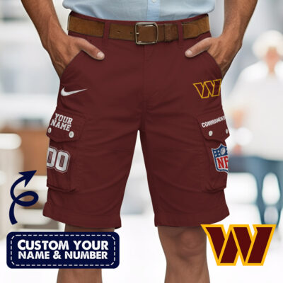 Washington Commanders | Premium NFL Custom Short With Square Pocket