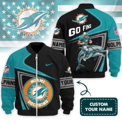 Miami Dolphins | Premium NFL Game Day 3D Bomber Jacket - L