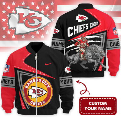 Kansas City Chiefs | Premium NFL Game Day 3D Bomber Jacket - 3XL
