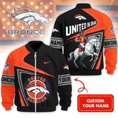 Denver Broncos | Premium NFL Game Day 3D Bomber Jacket - M
