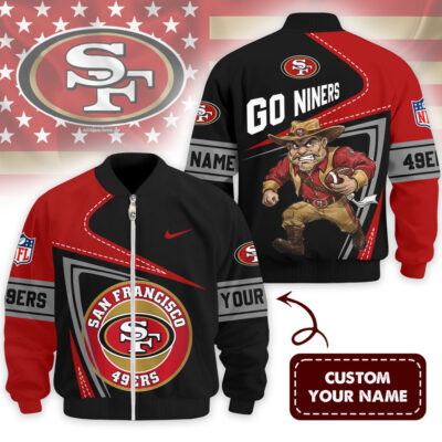 San Francisco 49ers | Premium NFL Game Day 3D Bomber Jacket