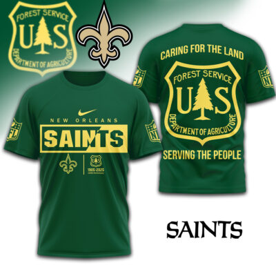 New Orleans Saints | Premium NFL United States Forest Service 120th Anniversary Shirt - XL