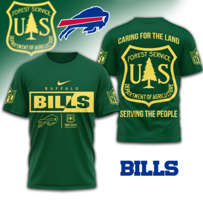 Buffalo Bills x United States Forest Service | Premium NFL United States Forest Service 120th Anniversary Shirt