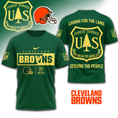 Cleveland Browns | Premium NFL United States Forest Service 120th Anniversary Shirt - 4XL
