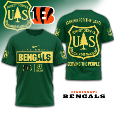 Cincinnati Bengals | Premium NFL United States Forest Service 120th Anniversary Shirt - 2XL