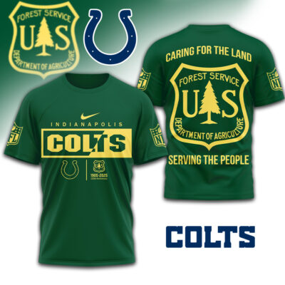 Indianapolis Colts | Premium NFL United States Forest Service 120th Anniversary Shirt - L