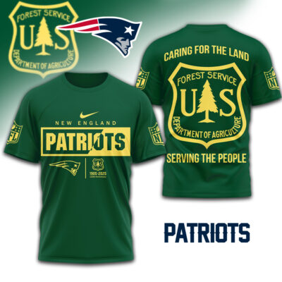 New England Patriots | Premium NFL United States Forest Service 120th Anniversary Shirt - L