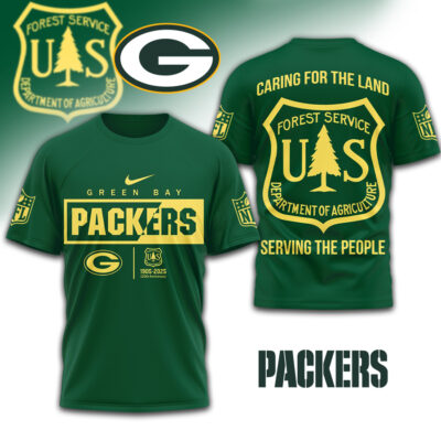 Green Bay Packers | Premium NFL United States Forest Service 120th Anniversary Shirt