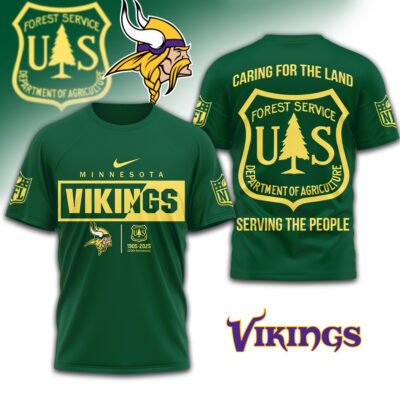 Minnesota Vikings | Premium NFL United States Forest Service 120th Anniversary Shirt