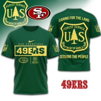 San Francisco 49ers | Premium NFL United States Forest Service 120th Anniversary Shirt - XL