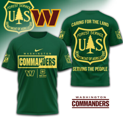 Washington Commanders | Premium NFL United States Forest Service 120th Anniversary Shirt - L