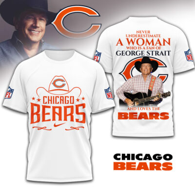 Chicago Bears | Premium NFL George Strait 3D Shirt