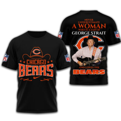 Chicago Bears | Premium NFL George Strait 3D Shirt