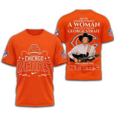Chicago Bears | Premium NFL George Strait 3D Shirt