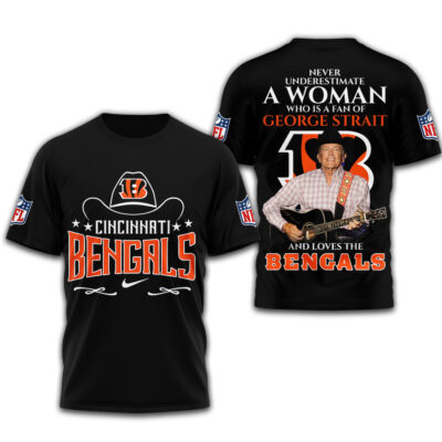 Cincinnati Bengals | Premium NFL George Strait 3D Shirt