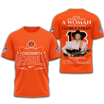 Cincinnati Bengals | Premium NFL George Strait 3D Shirt