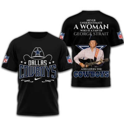 Dallas Cowboys | Premium NFL George Strait 3D Shirt