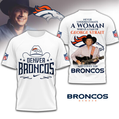 Denver Broncos | Premium NFL George Strait 3D Shirt