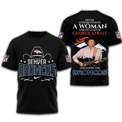 Denver Broncos | Premium NFL George Strait 3D Shirt