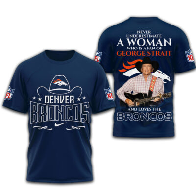 Denver Broncos | Premium NFL George Strait 3D Shirt