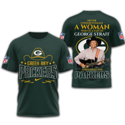 Green Bay Packers | Premium NFL George Strait 3D Shirt