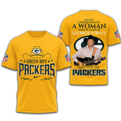 Green Bay Packers | Premium NFL George Strait 3D Shirt