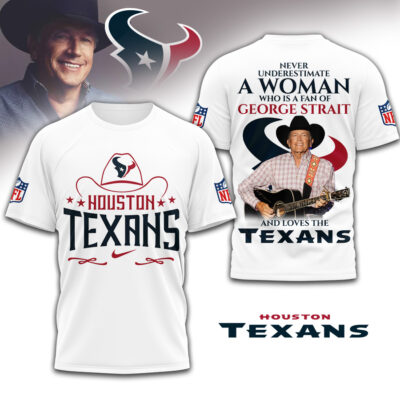 Houston Texans | Premium NFL George Strait 3D Shirt